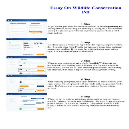 Essay On Wildlife Conservation Pdf