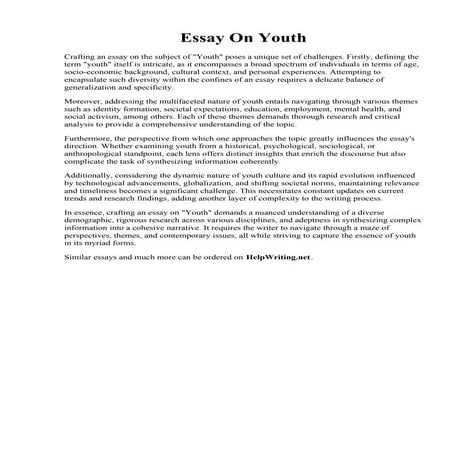 Essay On Youth.pdf