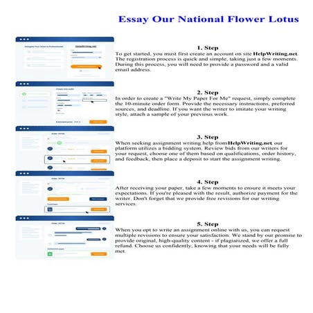 Essay Our National Flower Lotus. Online assignment writing service.