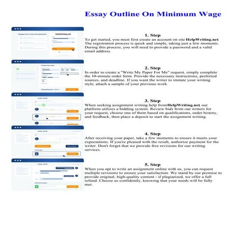 Essay Outline On Minimum Wage