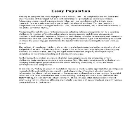 Essay Population.pdf