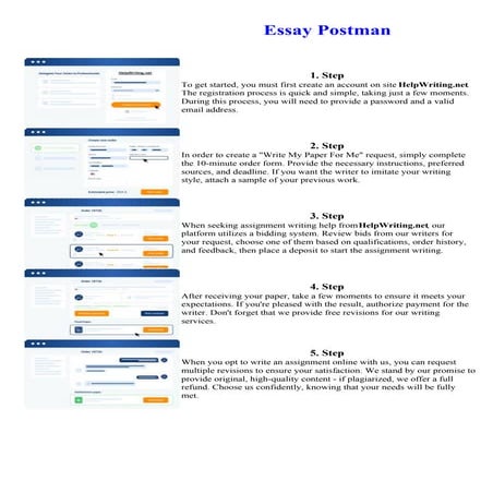 Essay Postman. Online assignment writing service.