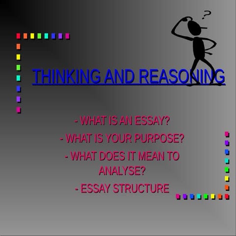 Writing an Essay