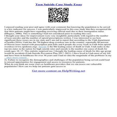 Essay Proposal Example