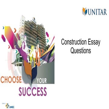 Essay  question construction