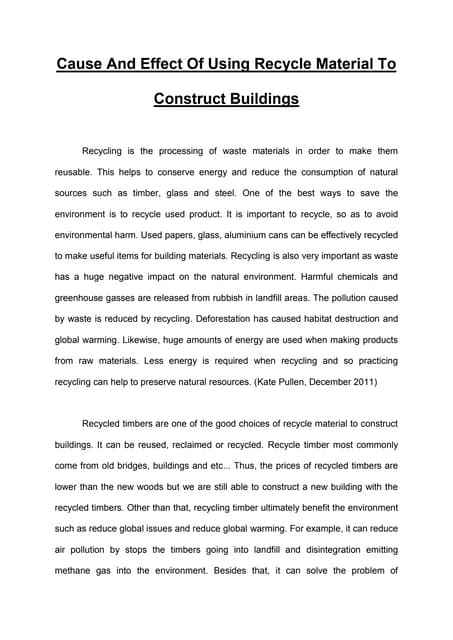 English Essay Ways To Reduce Pollution