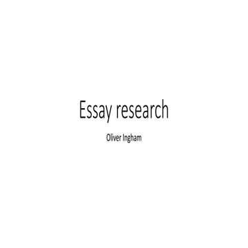 Essay research (1)