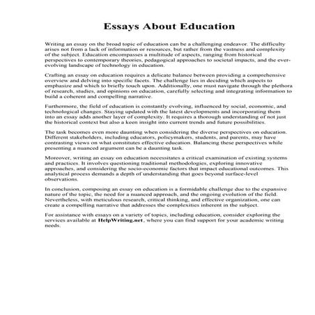 Essays About Education.pdf
