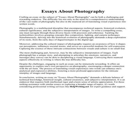 Essays About Photography. Photo essay. Cindy Sherman as One of Interesting Wo...