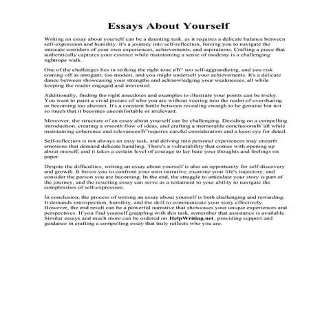 Essays About Yourself.pdf
