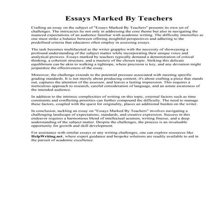Essays Marked By Teachers.pdf