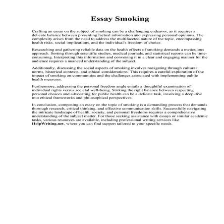 Essay Smoking.pdf