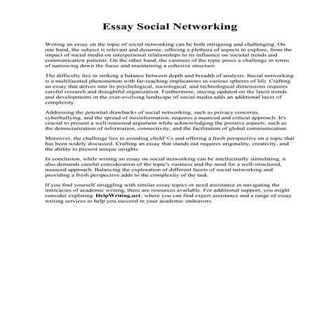 Essay Social Networking.pdf