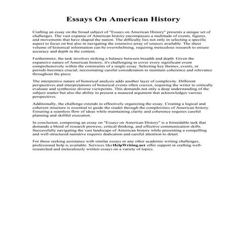 Essays On American History.pdf