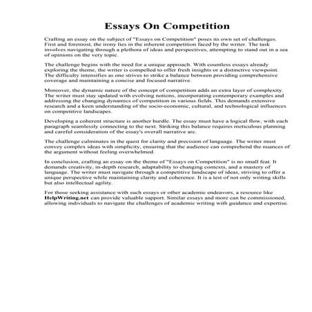 Essays On Competition.pdf
