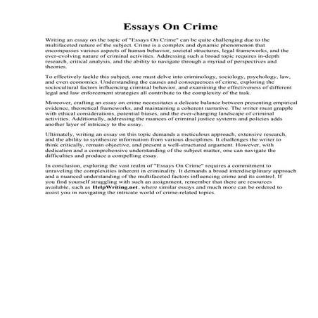 Essays On Crime.pdf
