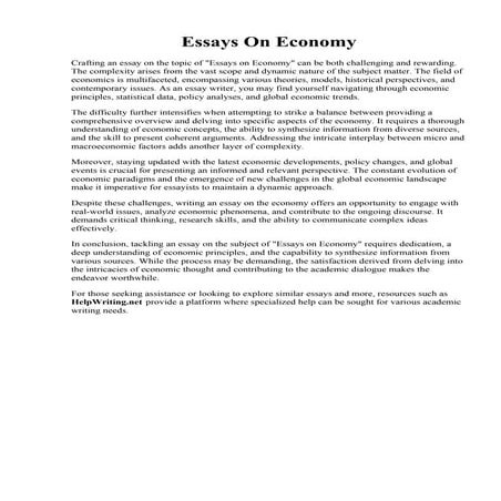 Essays On Economy.pdf
