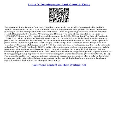 Essays On Indian Economy