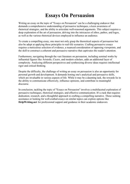 Essays On Persuasion PDF essays-on-persuasion-pdf