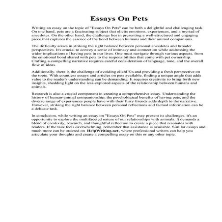 Interpretive Essay Examples | PDF