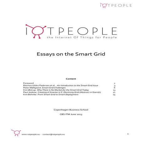 Essays on the Smart Grid