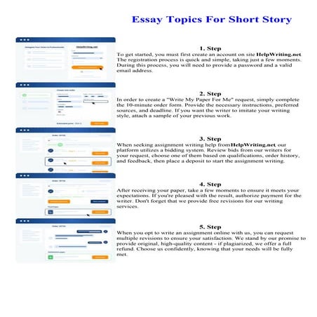Essay Topics For Short Story