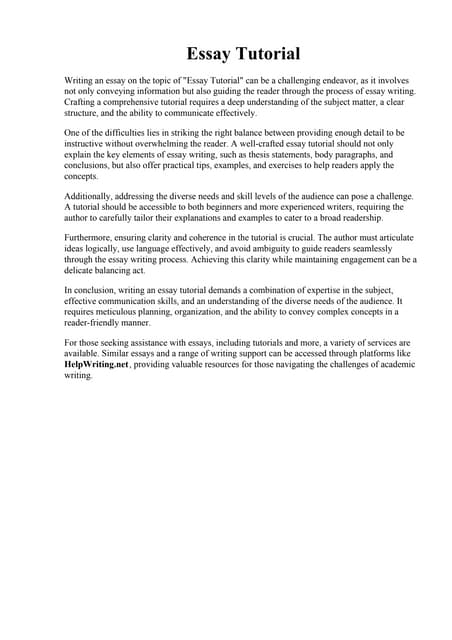 My Future Plan Essay Pdf