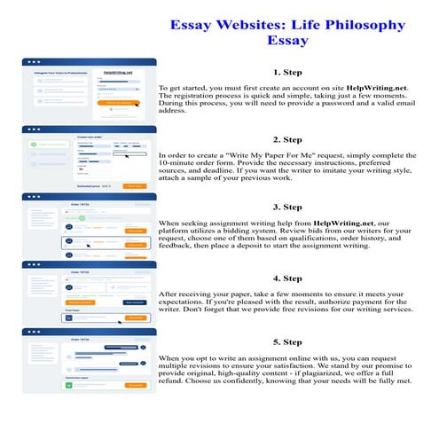 Essay Websites Life Philosophy Essay. Online assignment writing service.