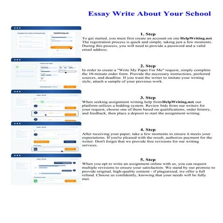 Essay Write About Your School. Online assignment writing service.