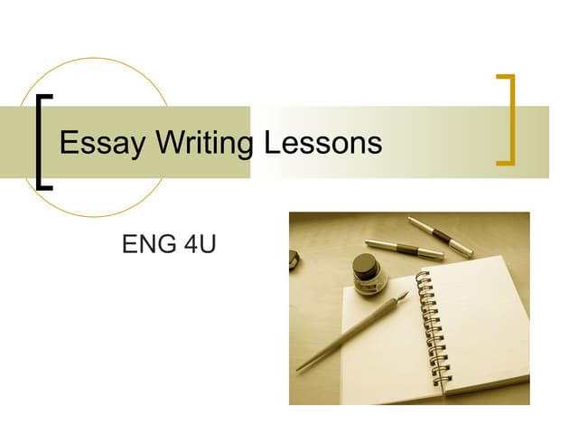 Essay Writing