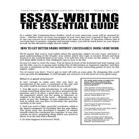 Essaywriting