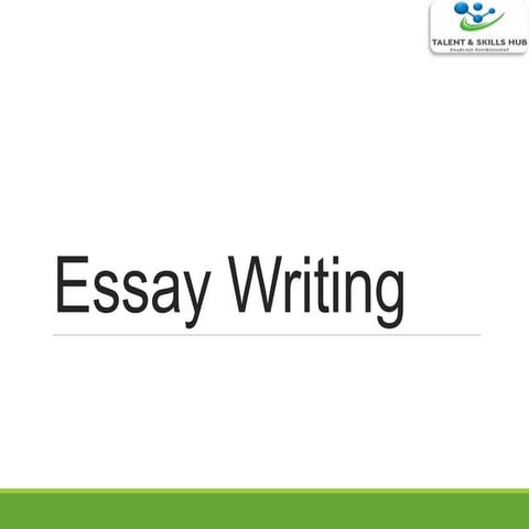 How to Write Essay