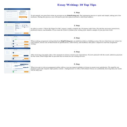 Essay Writing 10 Top Tips. Online assignment writing service.
