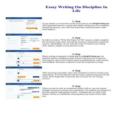 Essay Writing On Discipline In Life | PDF