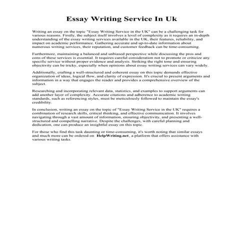 Essay Writing Tips Uk. Creighton University | PDF