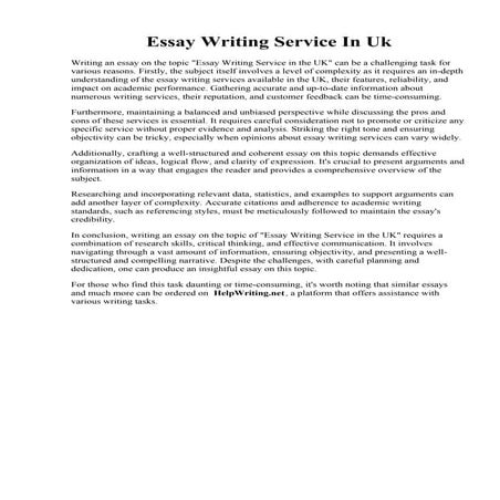 Essay Writing Service In Uk. Cheap essay writing service for uk student busin...