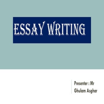 Essay Writing Slides PRN BSN English .pptx