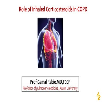 Role of Inhaled Corticosteroids  in COPD