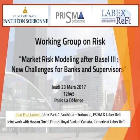 Market Risk Modelling after Basel III: New Challenges for Banks and Supervisors