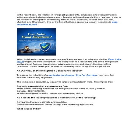 Esse India Fraud Claims_ Reality Check You Must Know.pdf