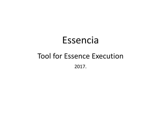 Essencia 2017