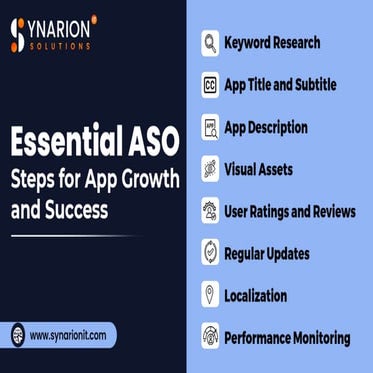 Essential ASO Steps for App Growth and Success | PDF