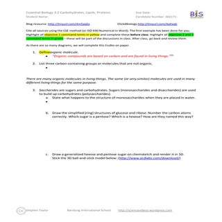 Essential Biology 03.2 Carbohydrate...