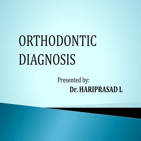 Essential diagnostic aids in orthodontics