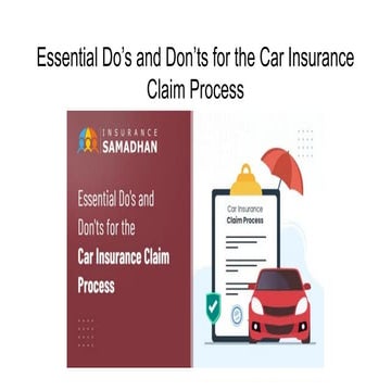 Insurance claim process (Step by Step) | PPTX