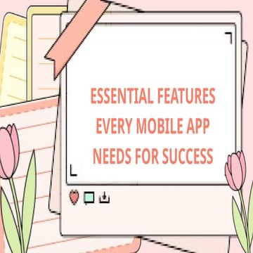 Essential Features Every Mobile App Needs for Success | PPTX