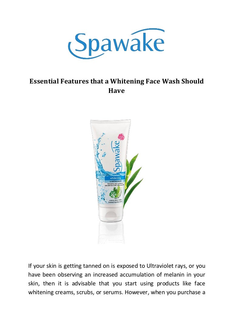 spawake face wash