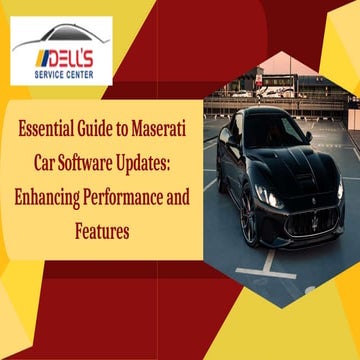 Essential Guide to Maserati Car Software Updates Enhancing Performance ...
