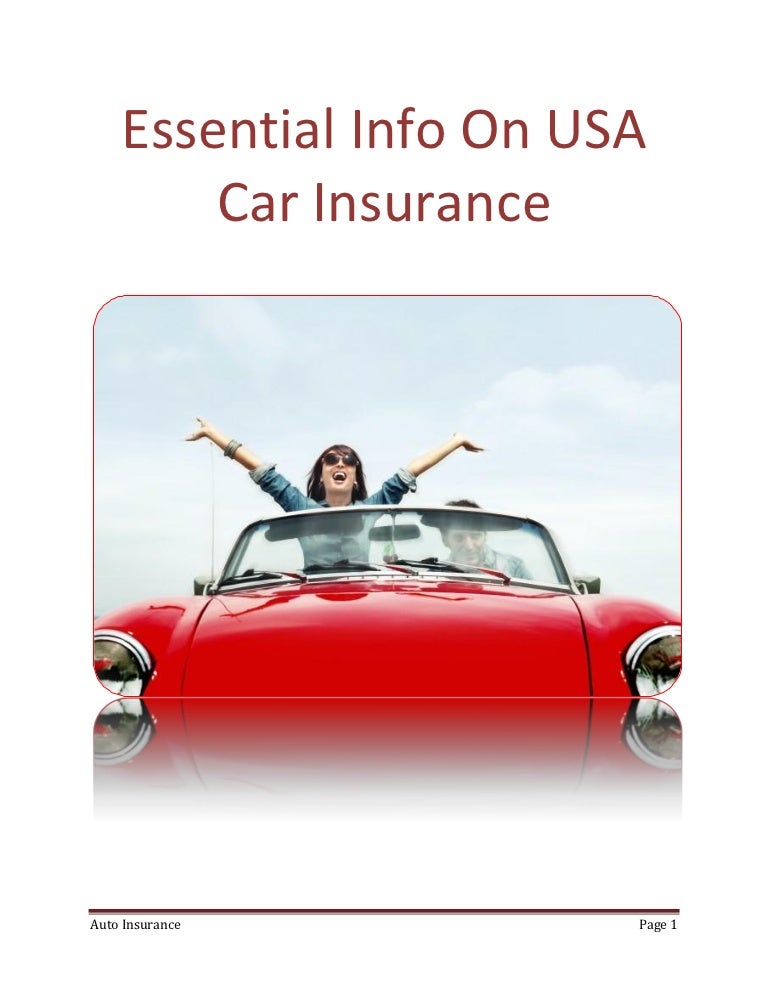 What’s Different With USA Car Insurance