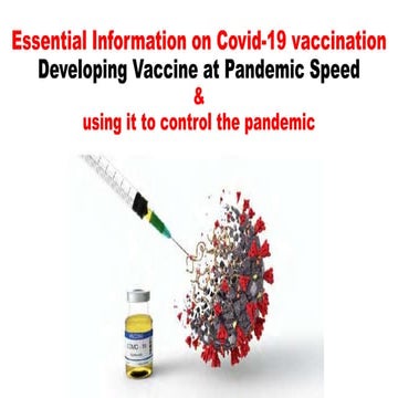 Essential information on covid 19 vaccinations